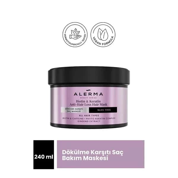 Alerma Biotin &amp; Keratin Anti-Haarverlustmaske 240ml