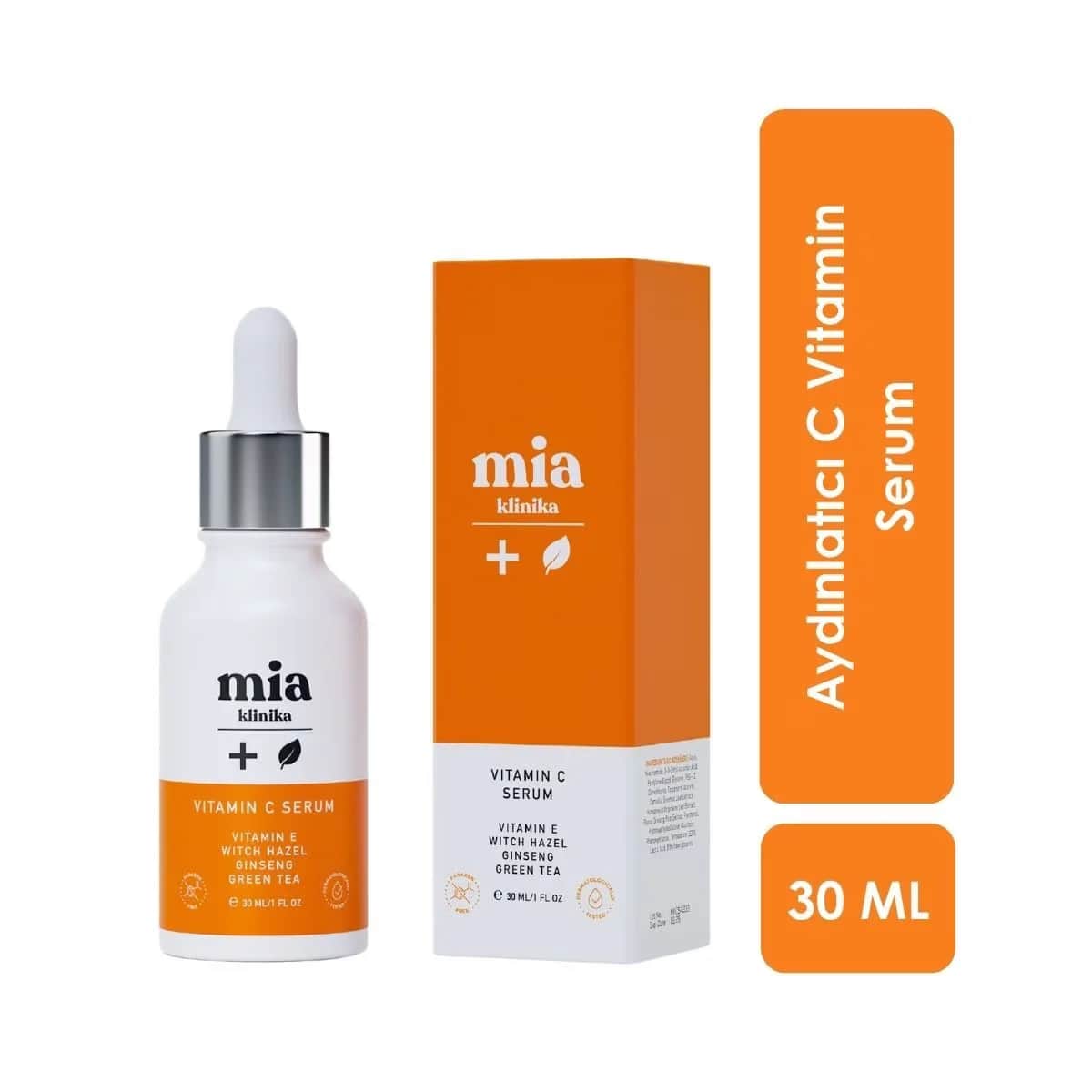 Mia Klinika Vitamin C Serum - Aufhellend &amp; Porenverfeinernd