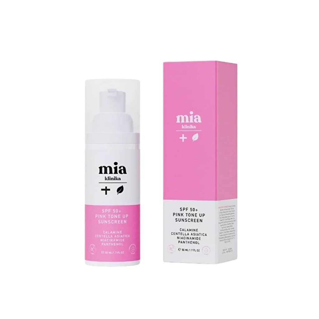 Mia Klinika SPF 50+ Pink Tone Up Sonnencreme