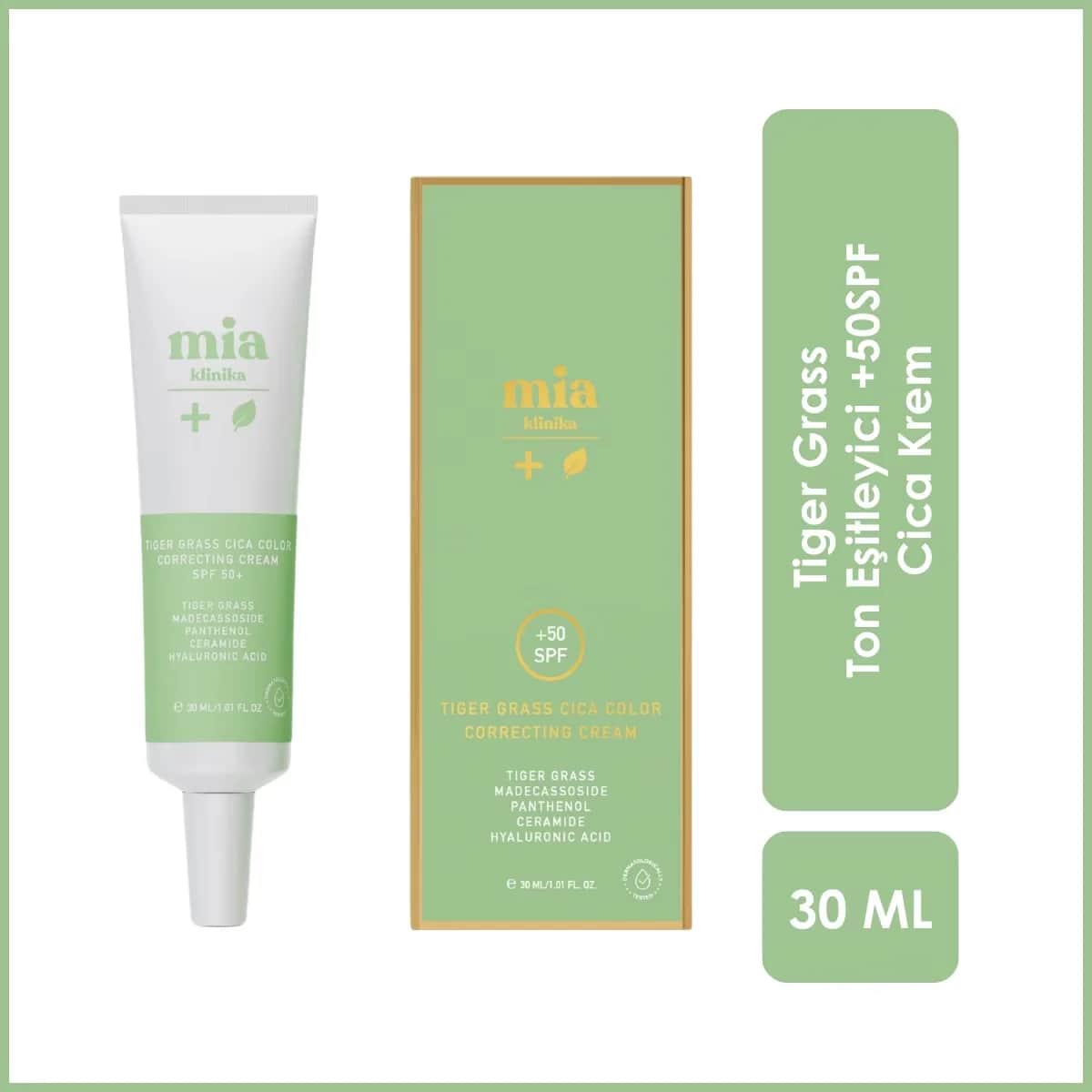 Mia Clinica Cica Creme SPF50 Sonnenschutz - 30 ml