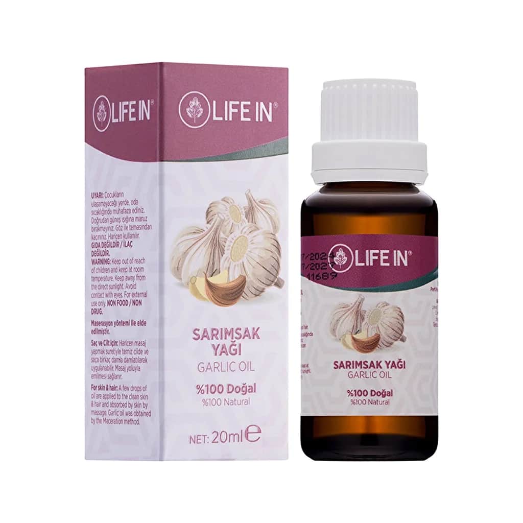 Knoblauchöl 20ml von Life In - Natürliche Hautpflege & Haarernährung