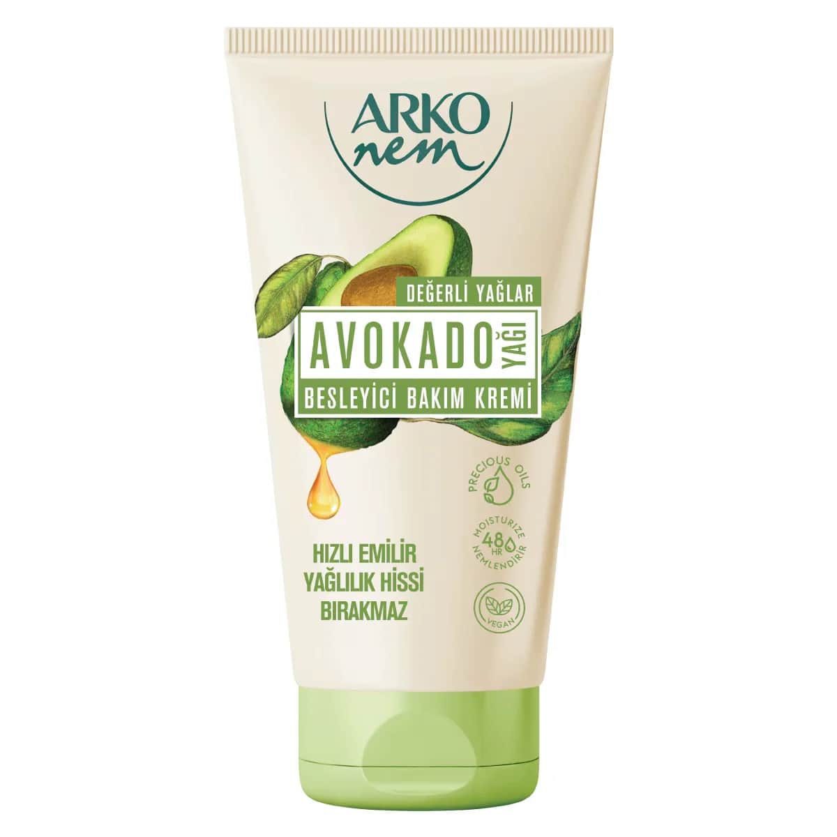 Arko Nem Avocado Hand- und Körpercreme - Feuchtigkeitsspendend 60ml