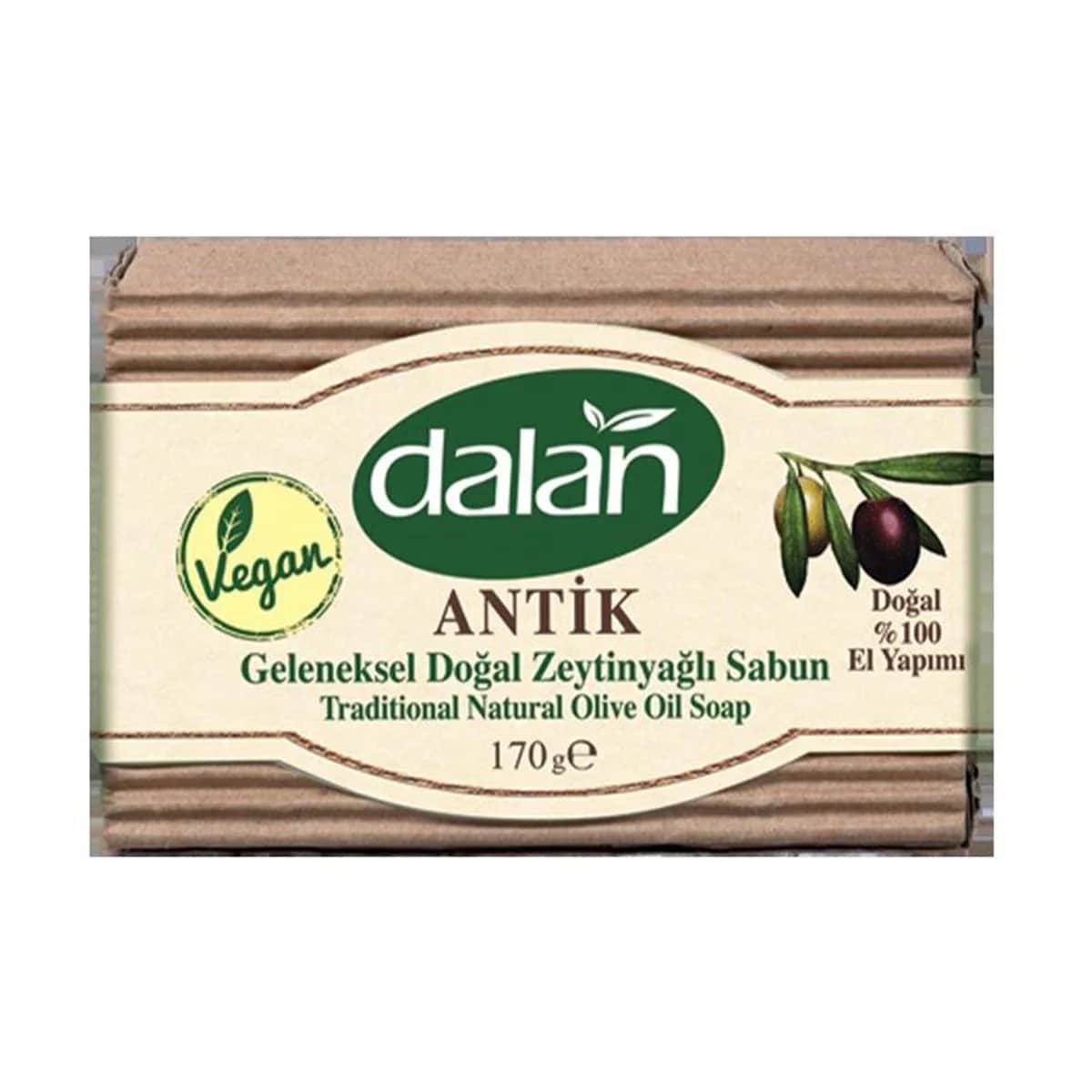 Dalan Antike Olivenölseife - Sanfte Haut- und Haarreinigung 170g