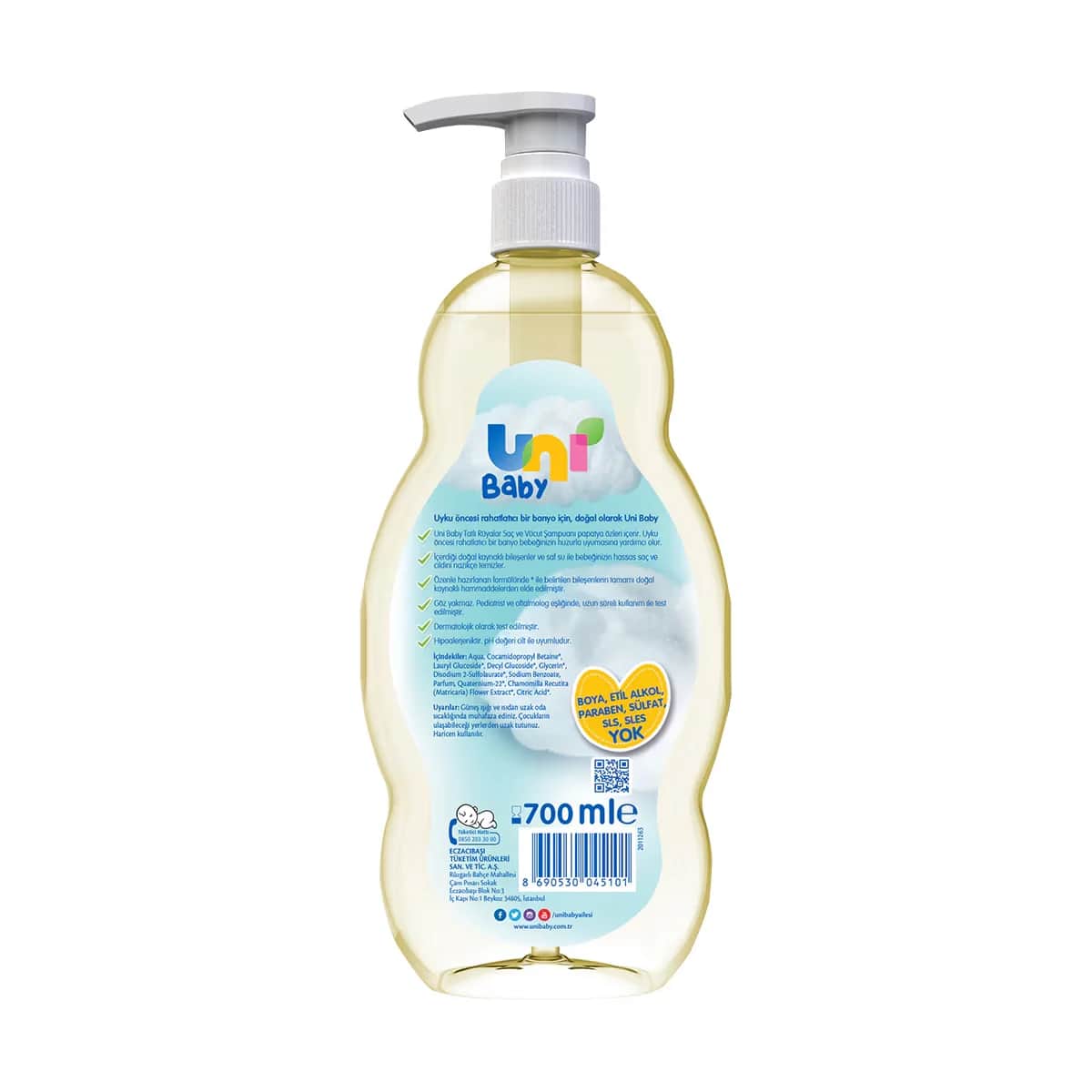Uni Baby Sweet Dreams Shampoo 700ml