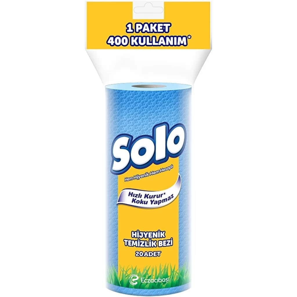 Solo Hygienetuch - 400 Anwendungen, schnelltrocknend, geruchsfrei