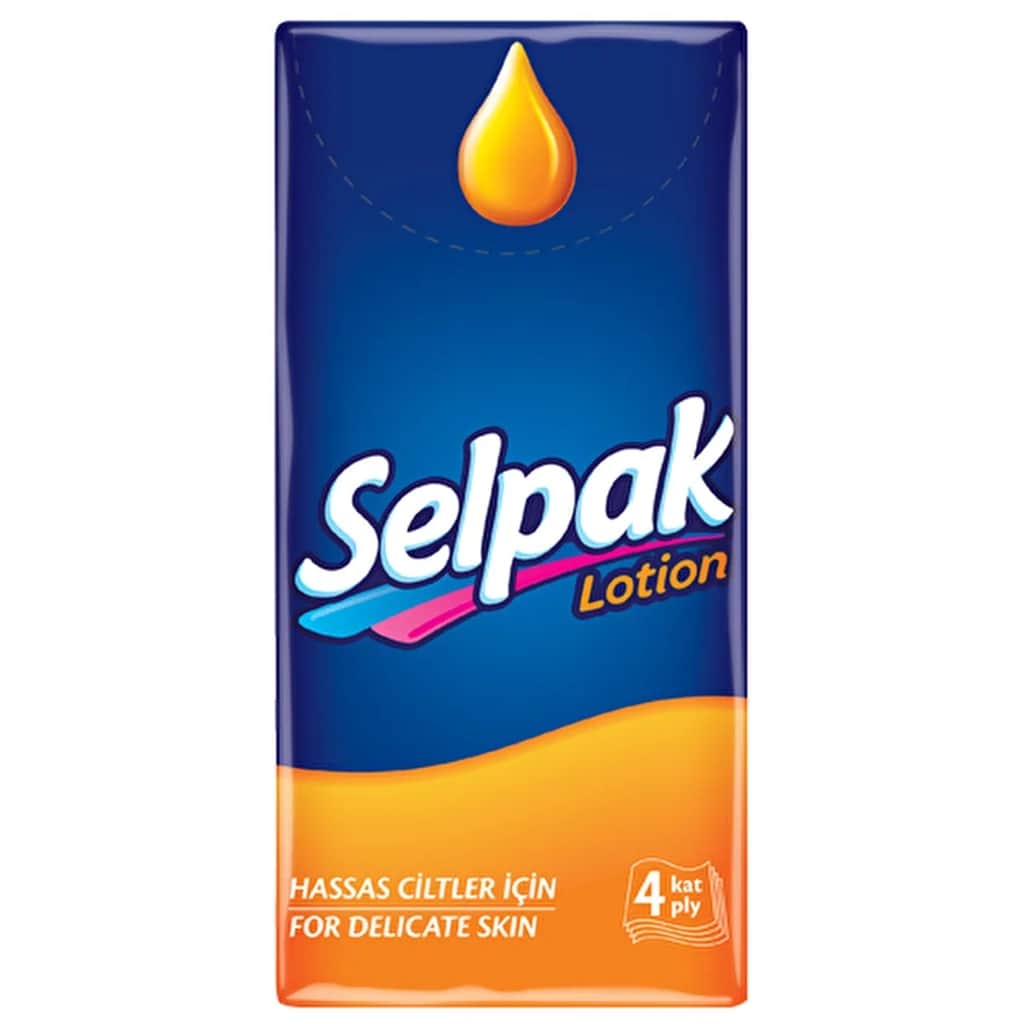 Selpak Vitamin E Lotion Tücher 10er-Pack