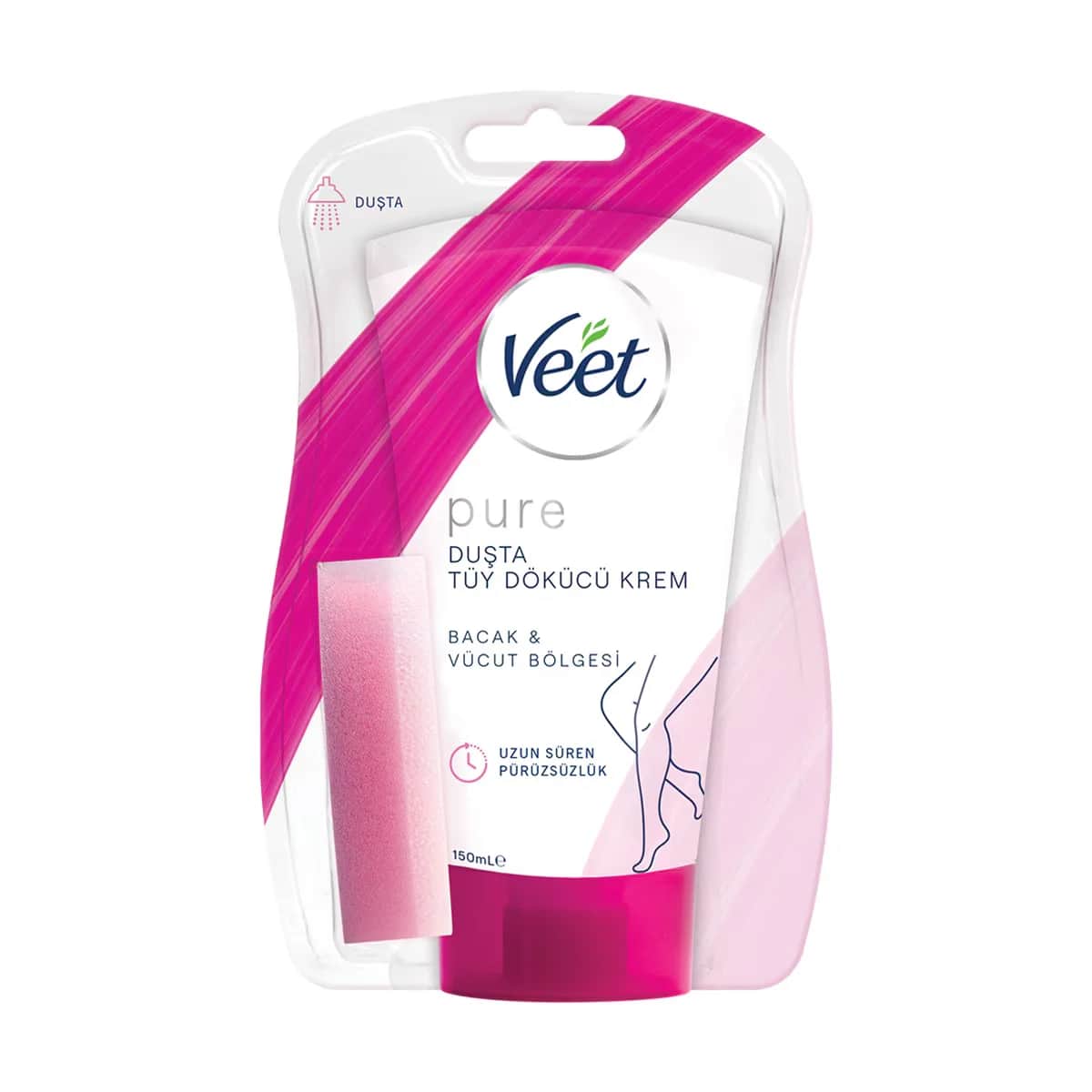 Veet Pure In-Dusch Haarentfernungscreme für normale Haut, 150ml
