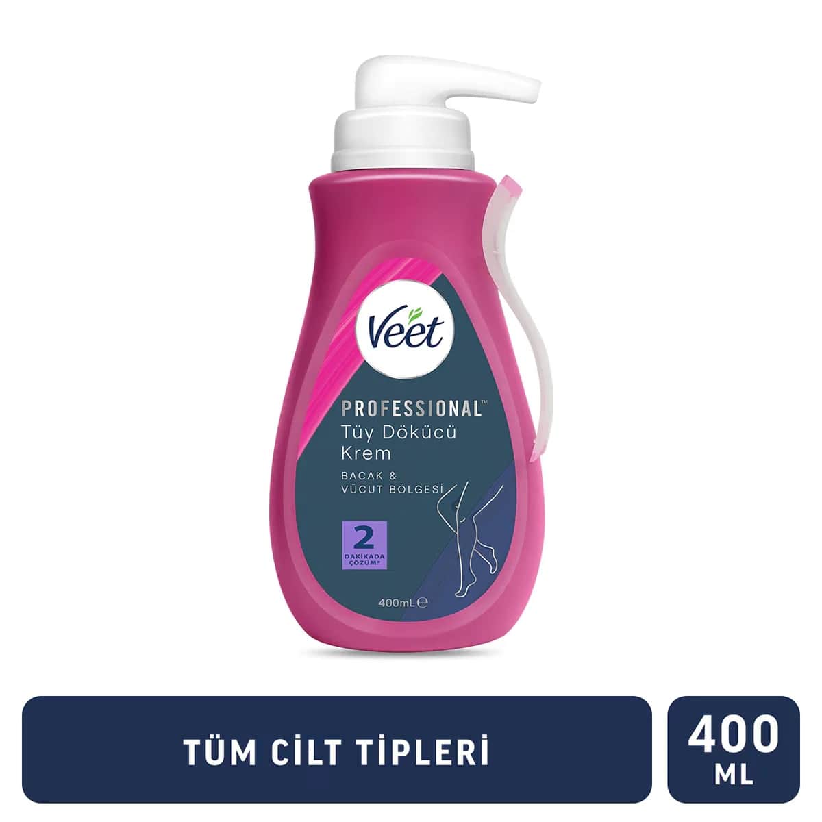 Veet Professionelle Haarentfernungcreme für Beine und Körper, 400ml
