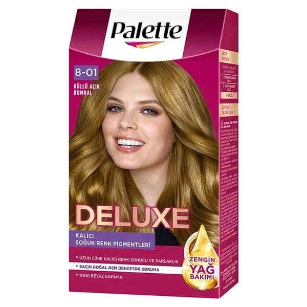 Palette Deluxe Aschblond Haarfarbe 8-01