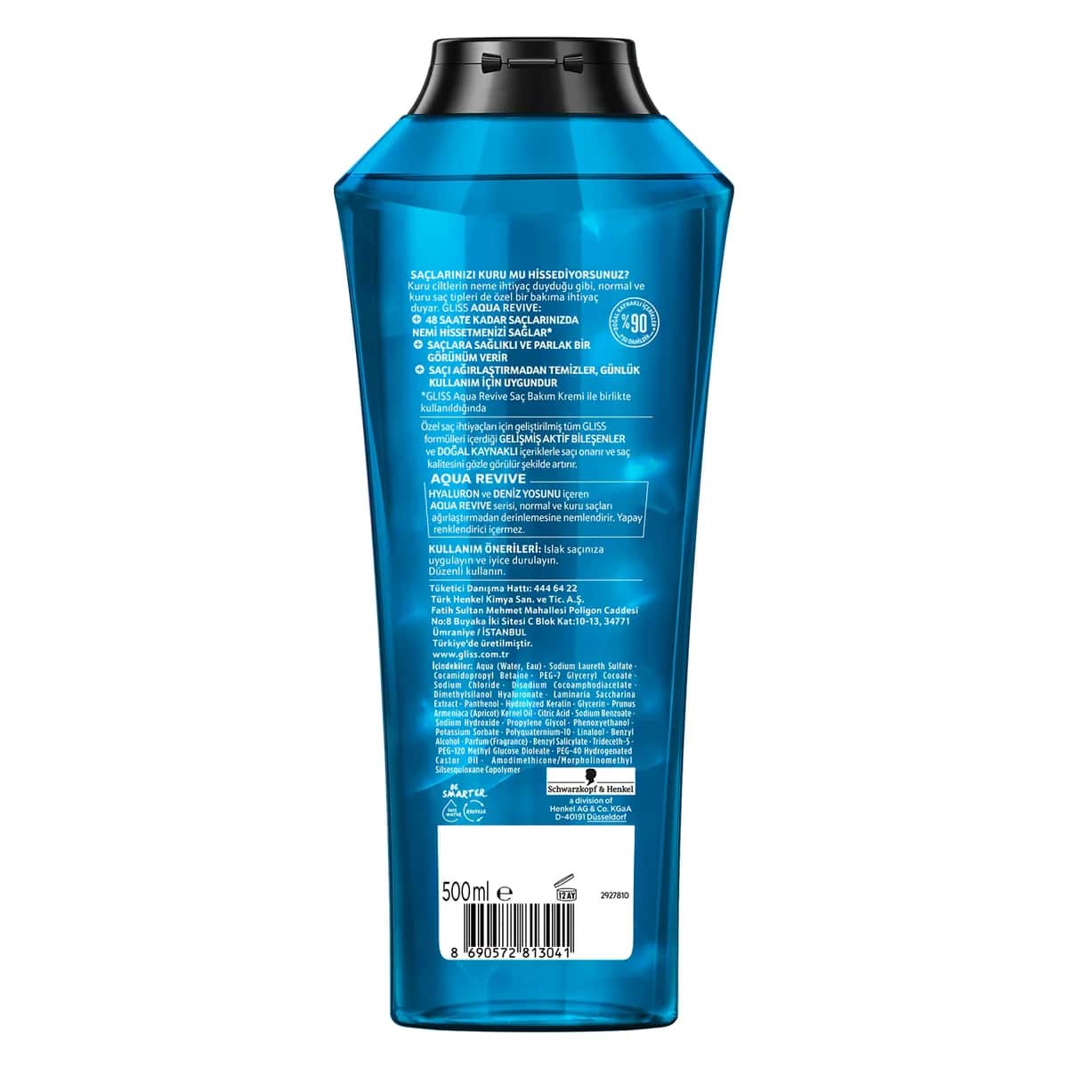 Gliss Aqua Revive Shampoo 500ml