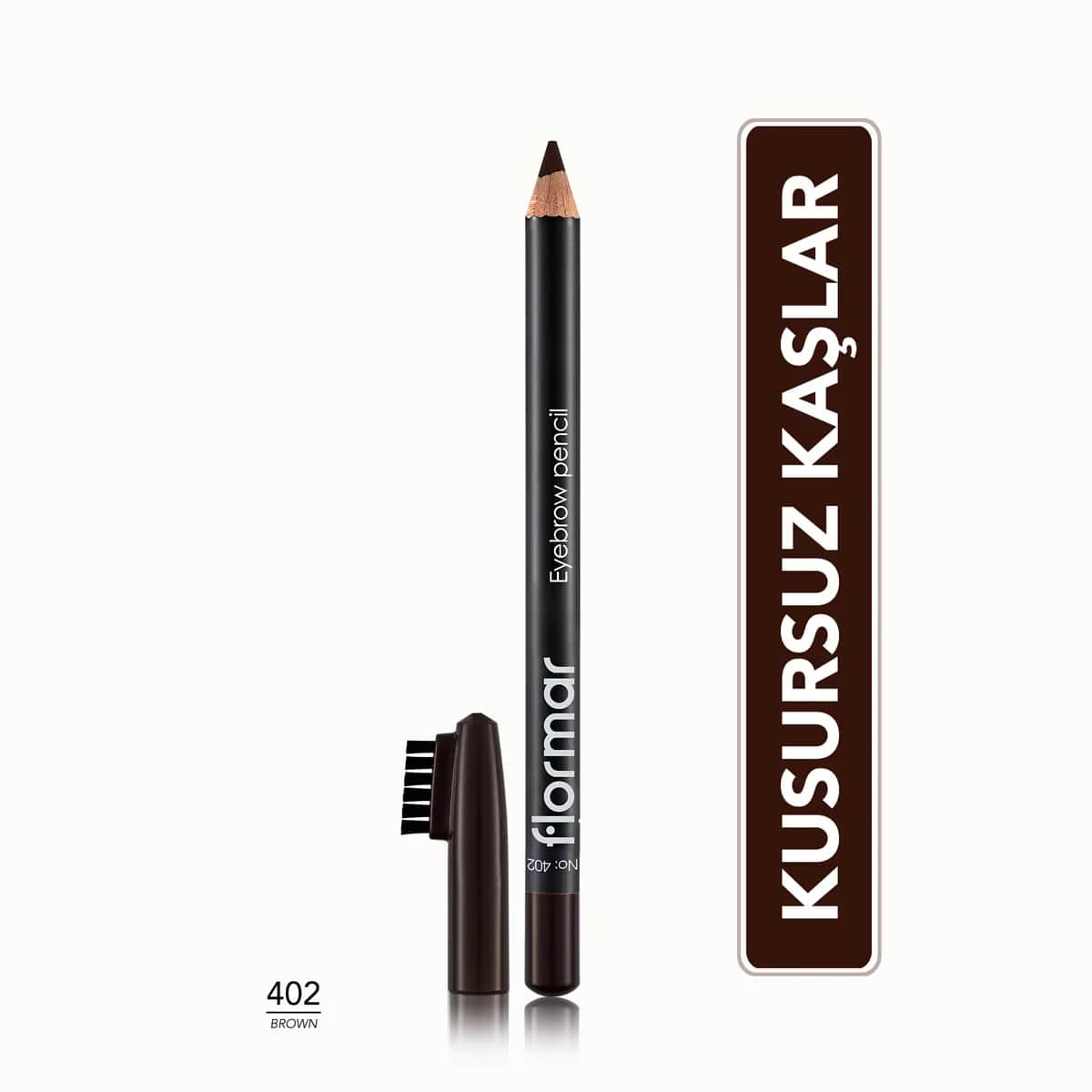 Flormar Augenbrauenstift mit Pinselverschluss - Braun 1,14g