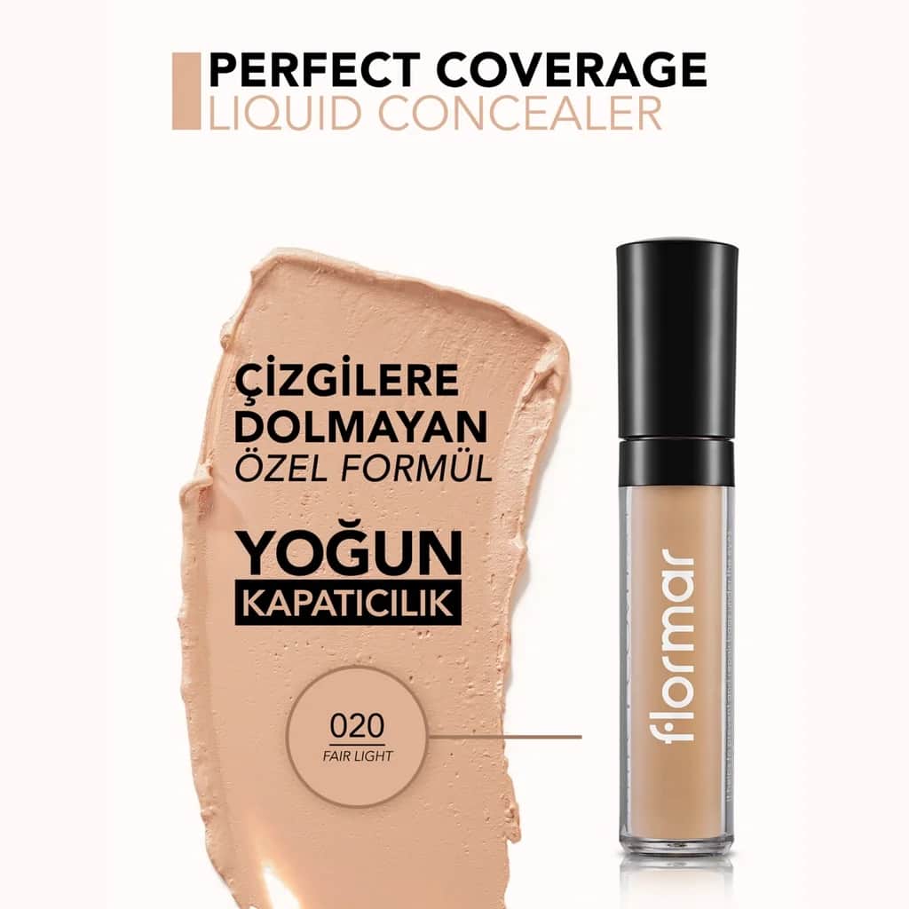 Flormar Perfect Coverage Leichter Concealer - Hell/Licht 020