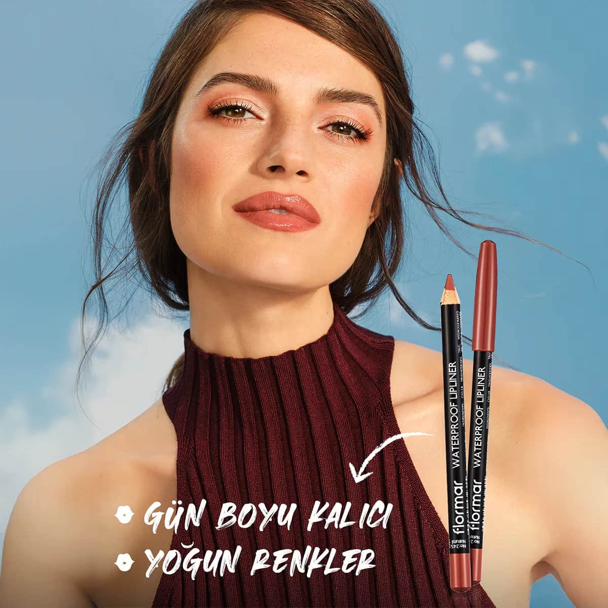 Flormar Matte Waterproof Lippenstiftstift 236 Nut Cookie