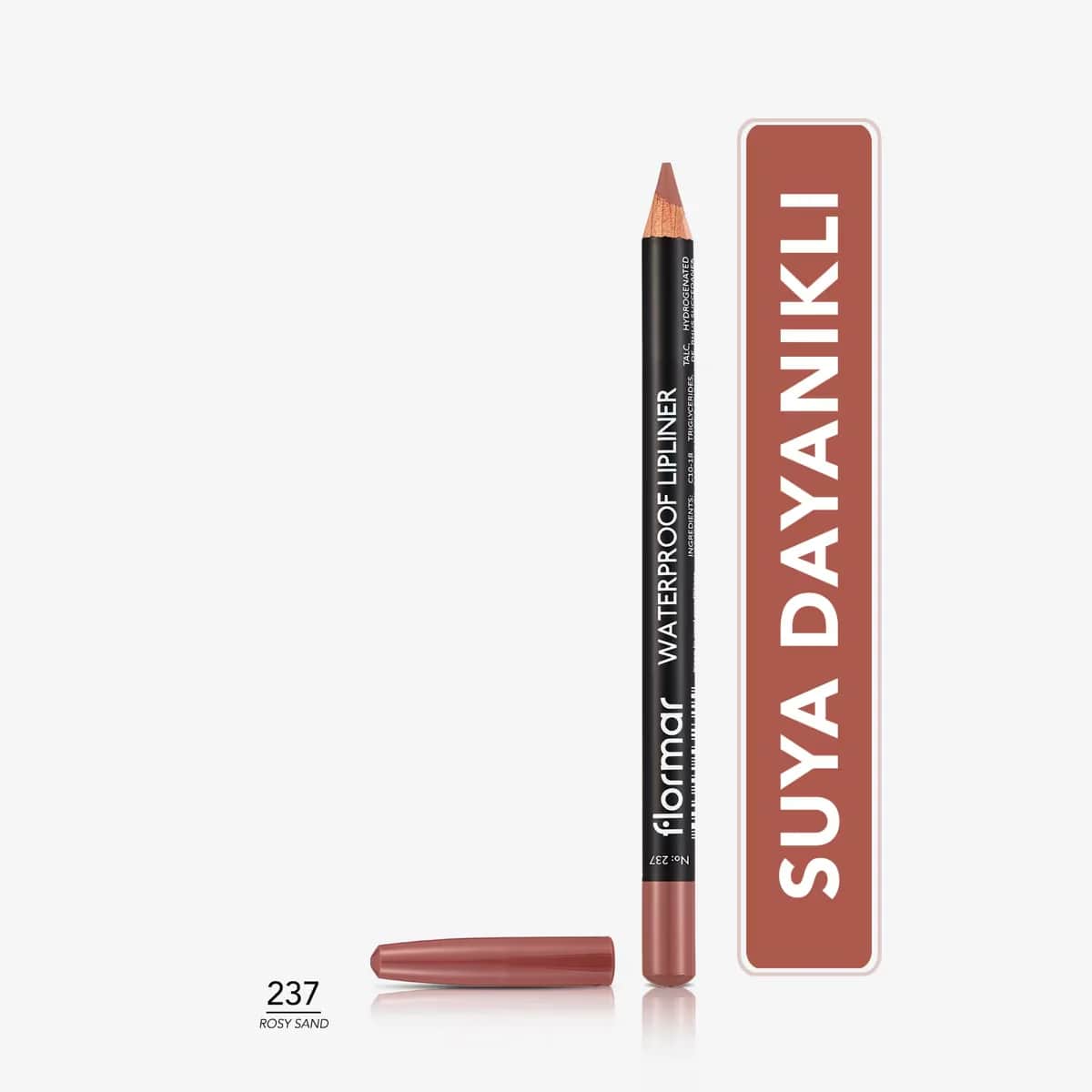 Flormar Wasserfester Matte Lippenstiftstift 237 Rosy Sand
