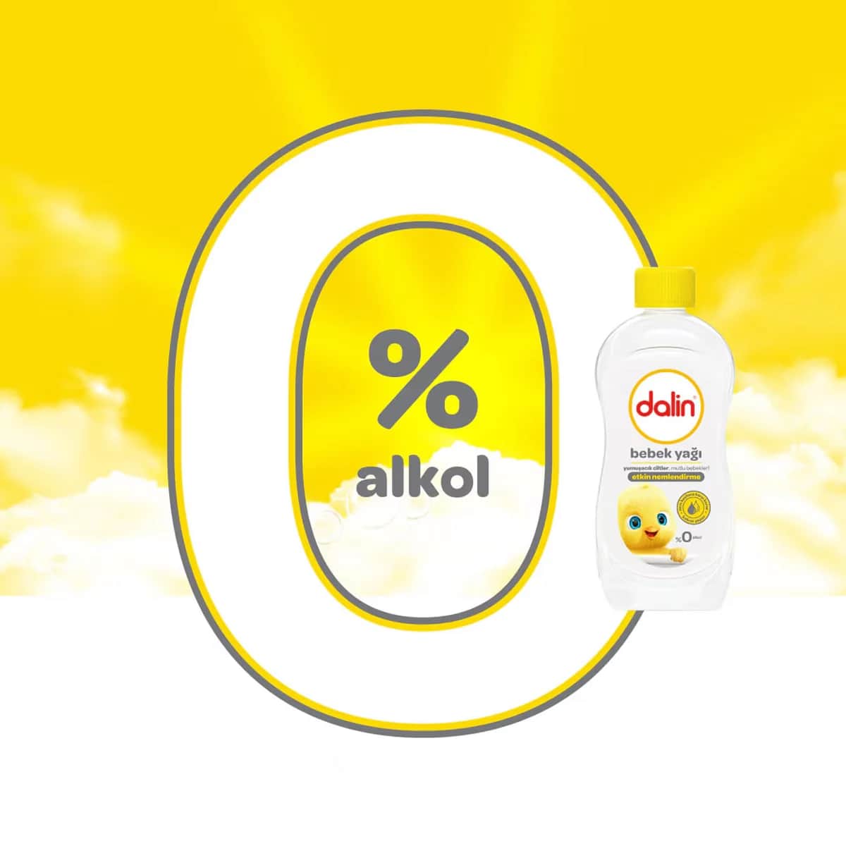 Dalin Classic Babyöl 500ml - Sanfte Feuchtigkeitspflege für Babyhaut