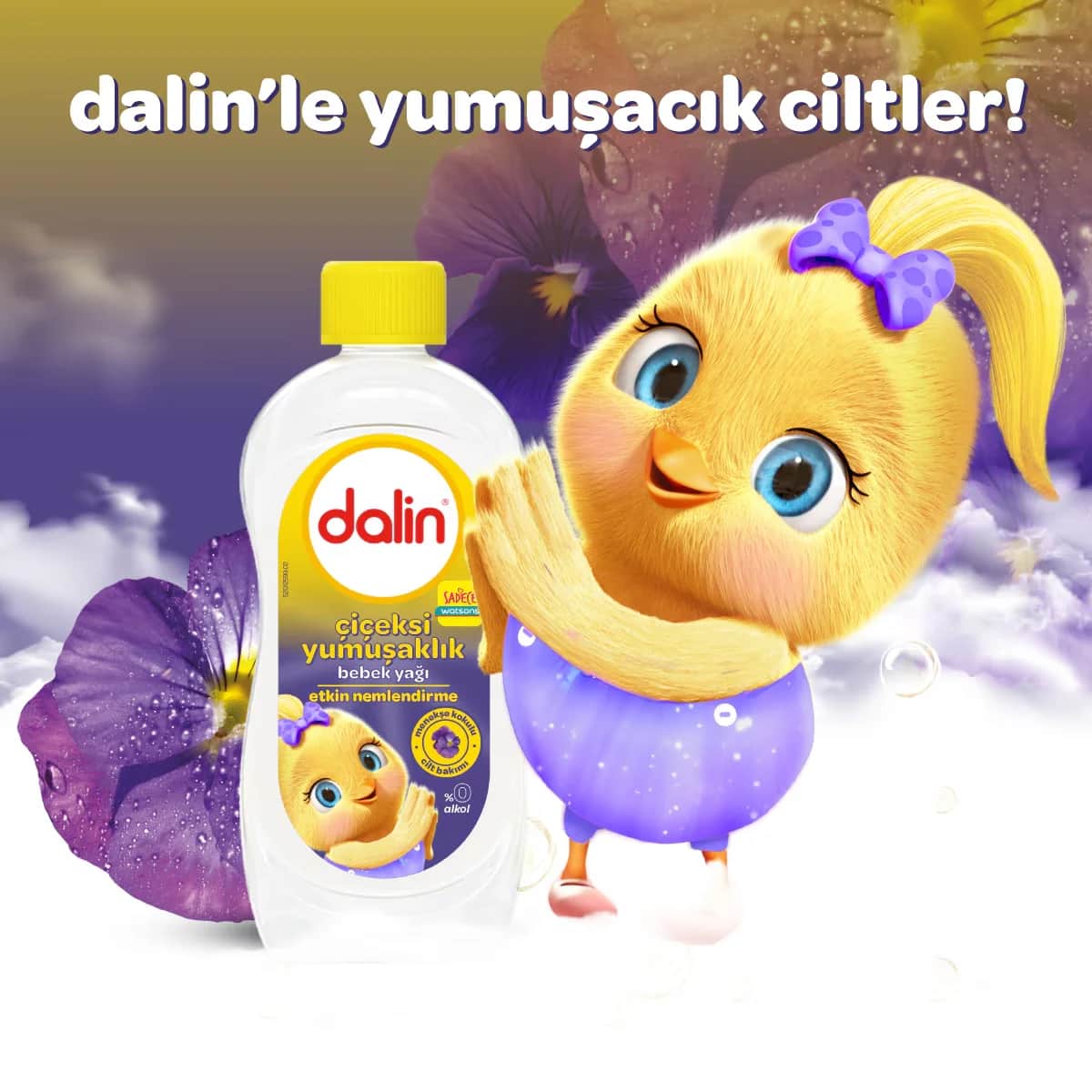 Dalin Floral Softness Babyöl 300ml
