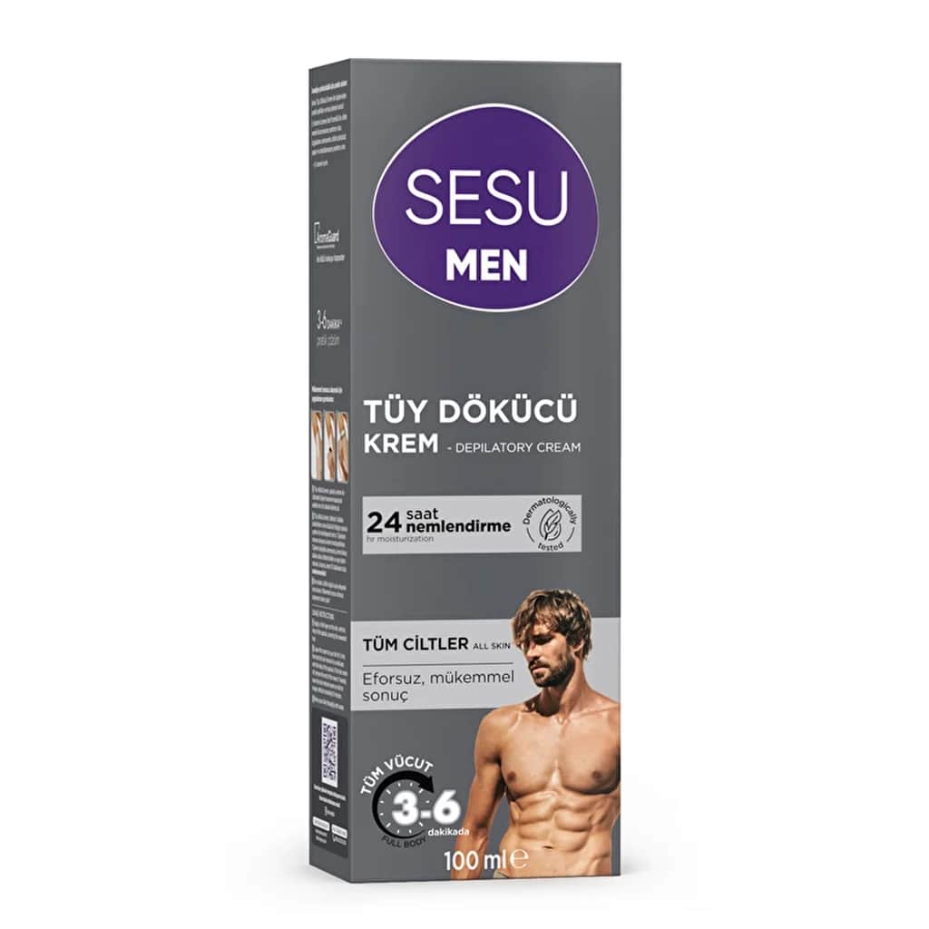 Sesu Männer Haarentfernungscreme 100ml