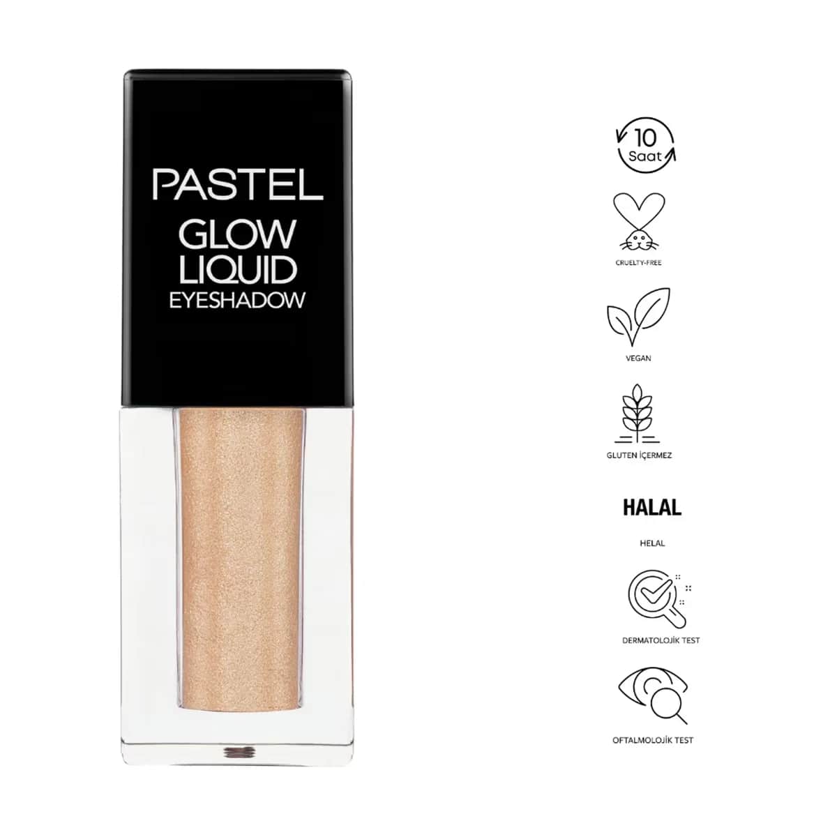 Pastel Profashion Glow Flüssiger Lidschatten - Vibrant 4 Farben