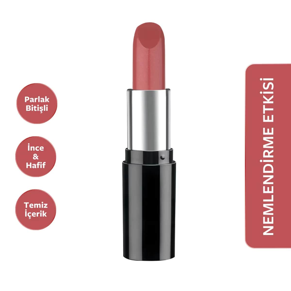Pastell Nude Lippenstift 545 - Langanhaltende Cremige Formel