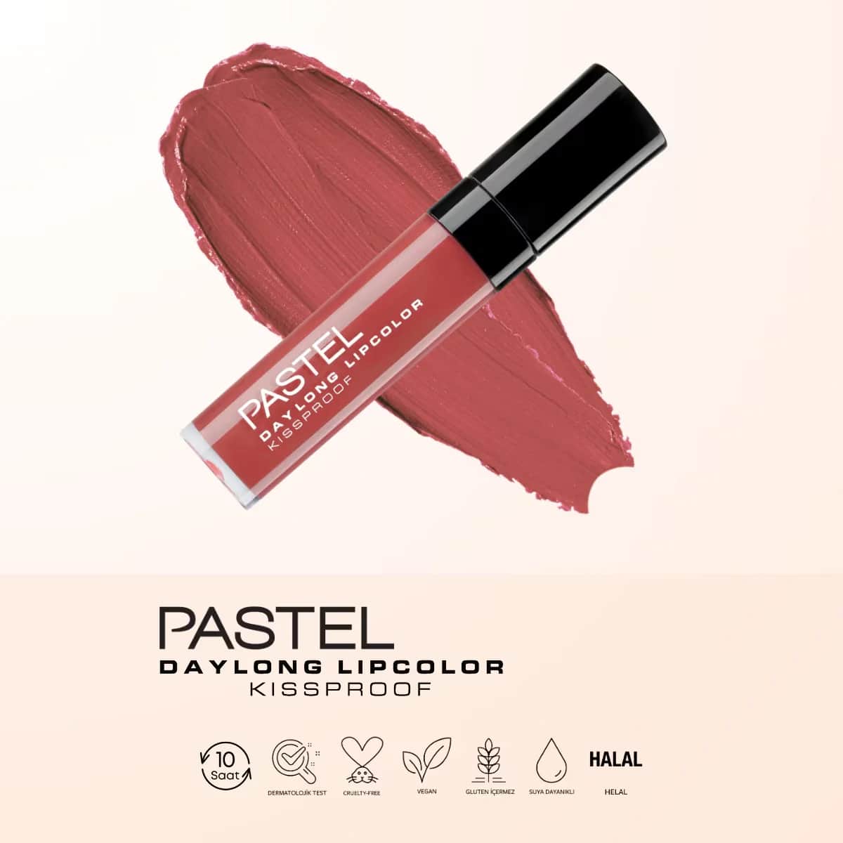 Pastell Kissproof Langzeit Lippenfarbe