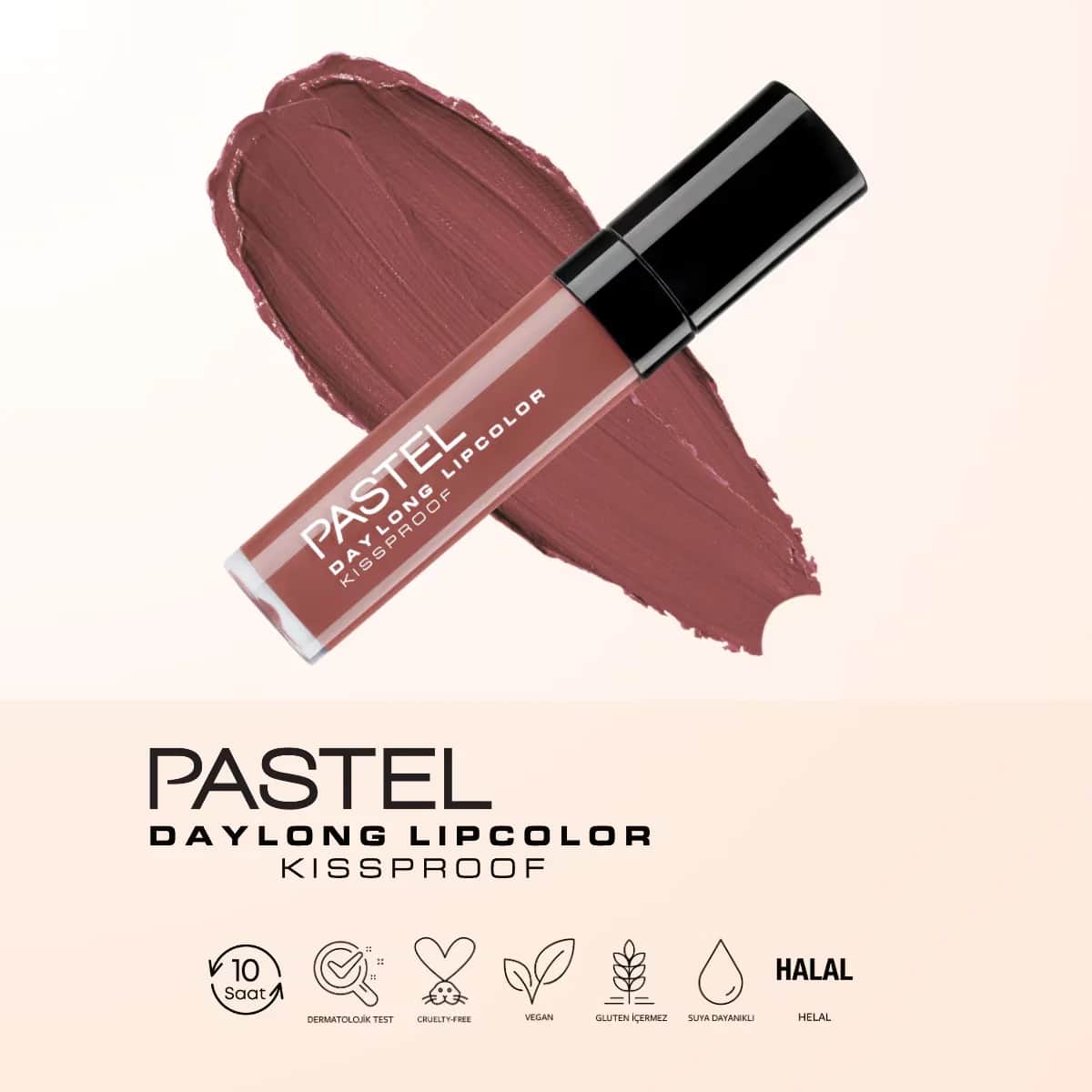 Pastel Kissproof Lippenfarbe - Langanhaltend