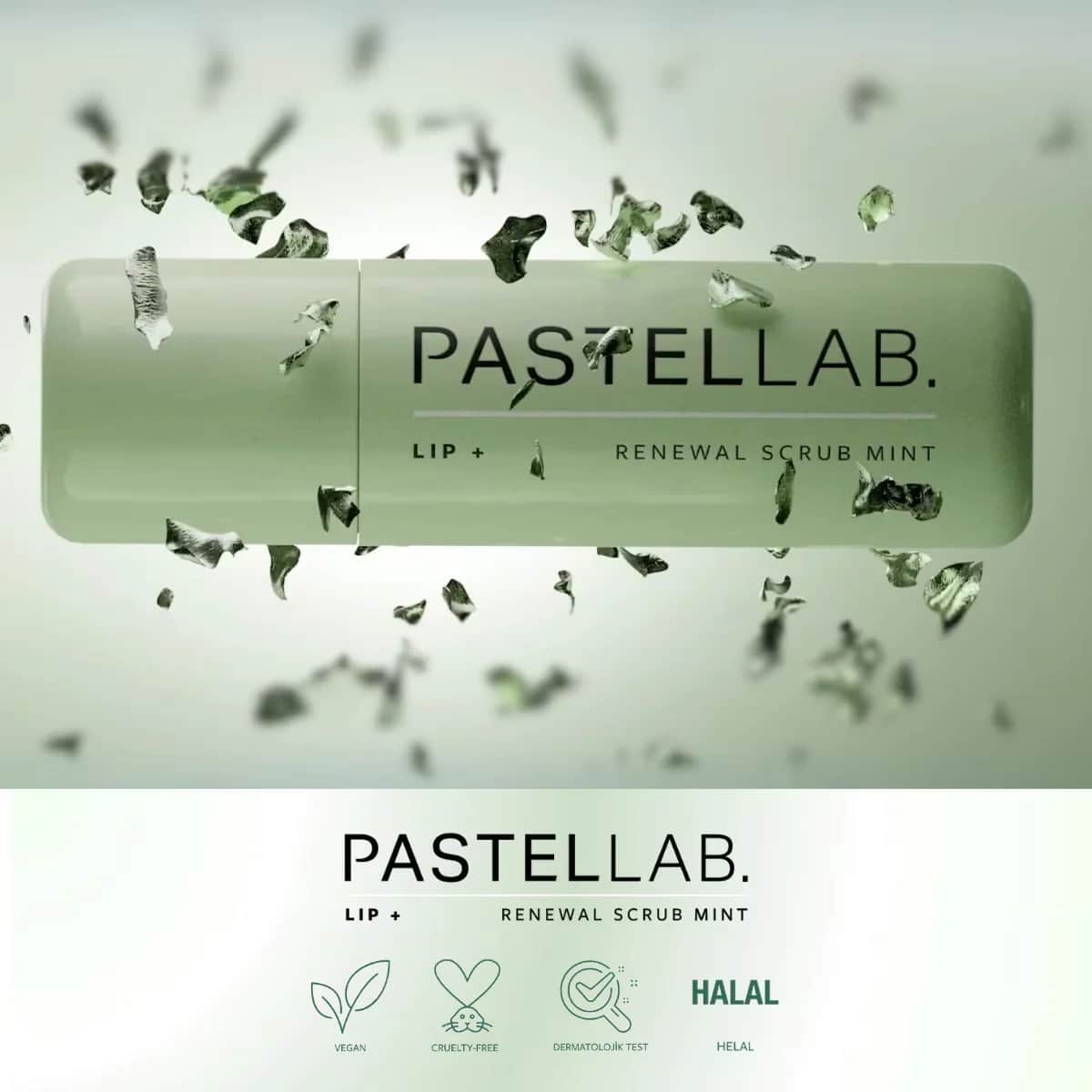Pastellab Mint Lippenpeeling - Peelen, Hydratisieren &amp; Revitalisieren der Lippen