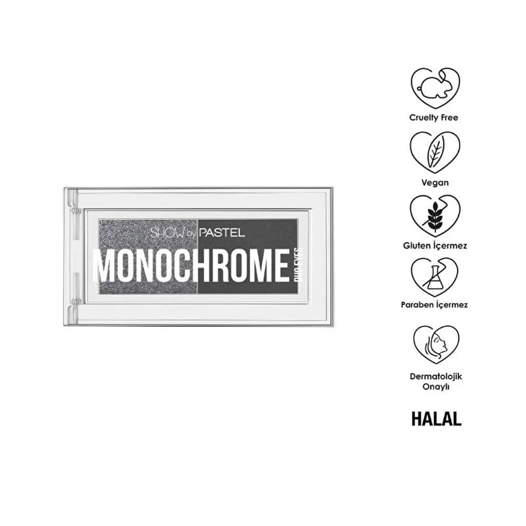 Show von Pastel Monochrome Duo Lidschattenpalette 32 Blackout