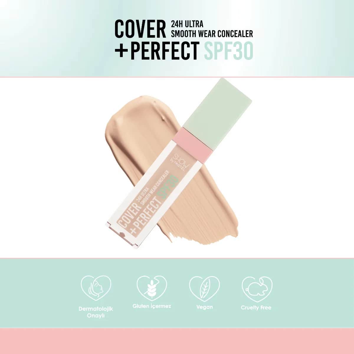 Pastel Ultra Concealer SPF30 - Hohe Deckkraft 301 Hell 7,8ml