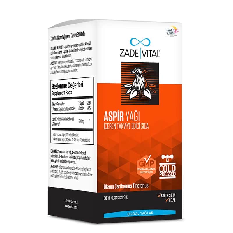 Zade Vital Safloröl 60 Weichkapseln
