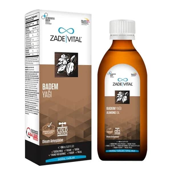 Zade Vital Mandelöl 150ml - Nährende Hautfeuchtigkeit