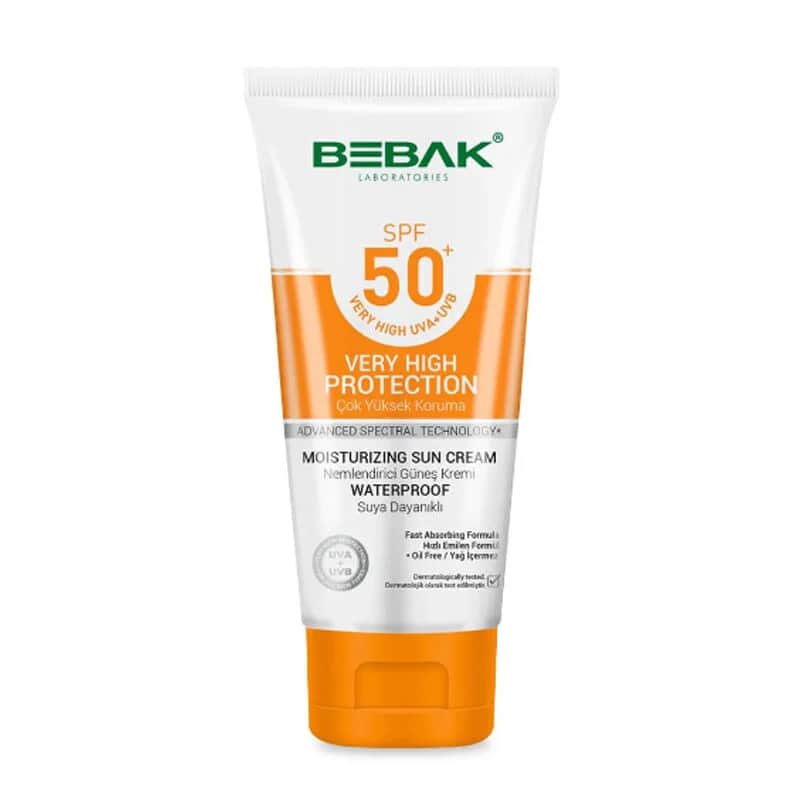 Bebak SPF50+ Feuchtigkeitsspendende Sonnencreme - 75ml