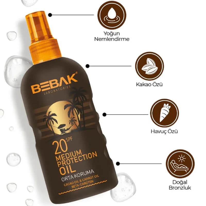 Bebak SPF 20+ Bräunungsöl 150ml