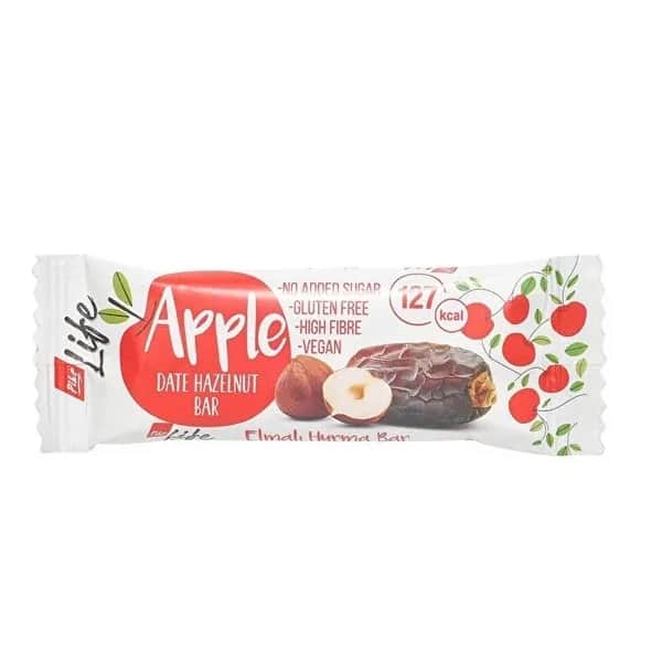 Pike Life Apfel Snackriegel - Vegan, Glutenfrei, Ohne Zuckerzusatz