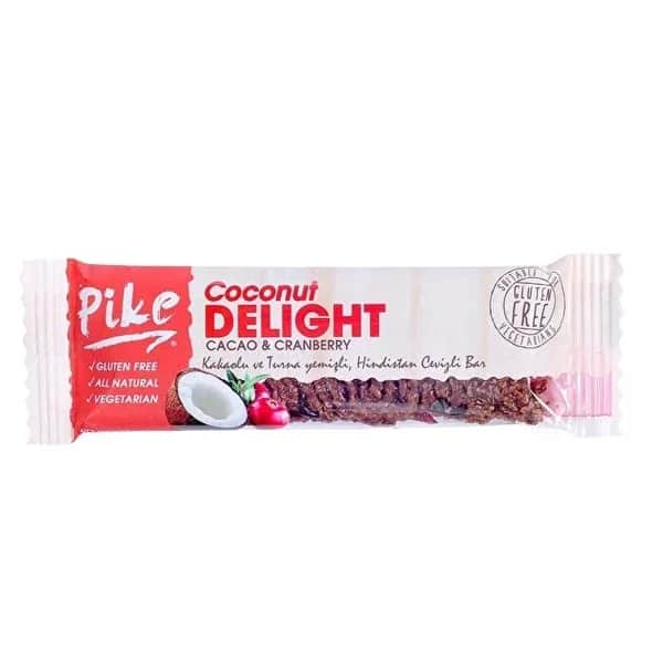 Pike Kakao Cranberry Snackriegel mit Kokosnuss - 32g