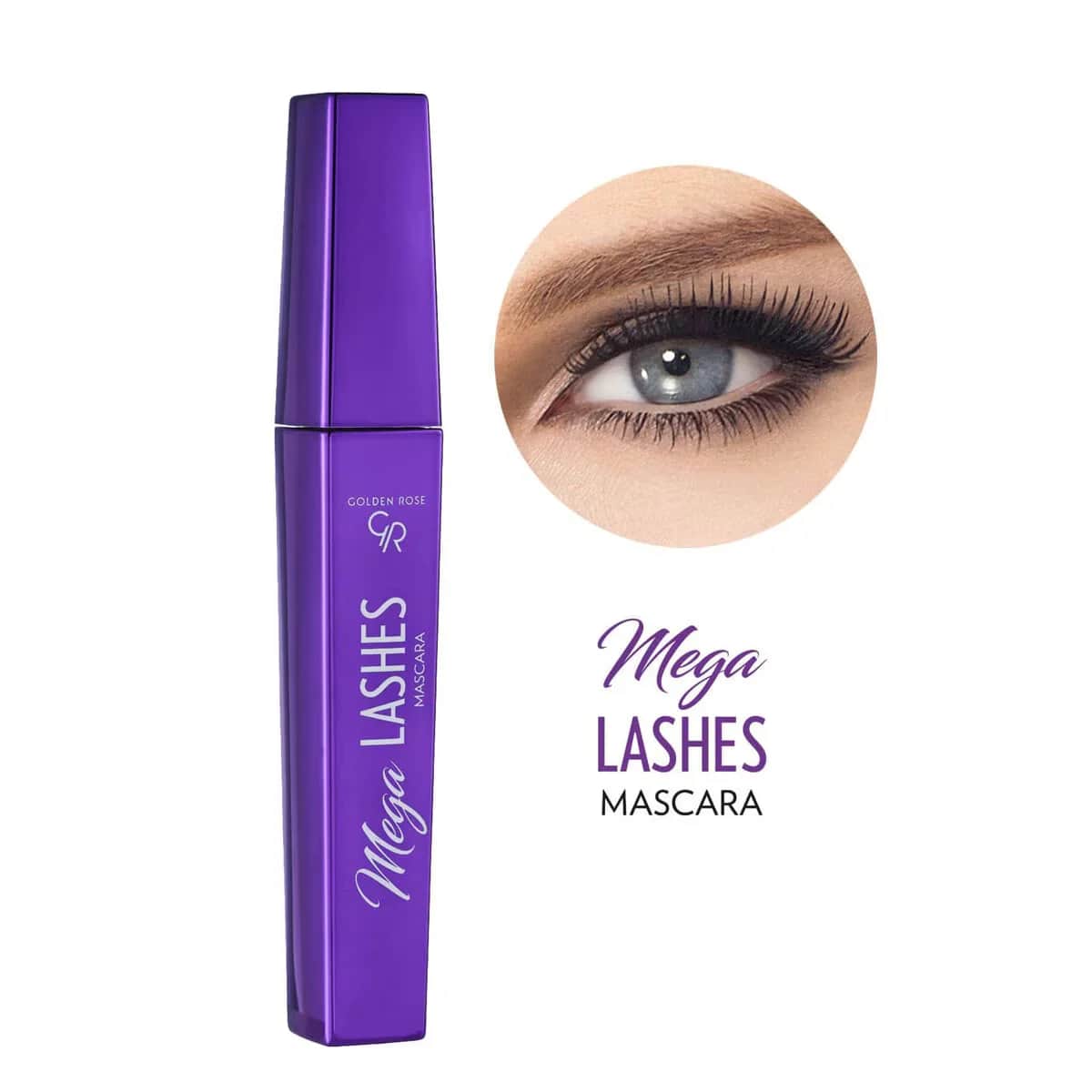Golden Rose Mega Lashes Mascara - Vegan Volumen &amp; Länge