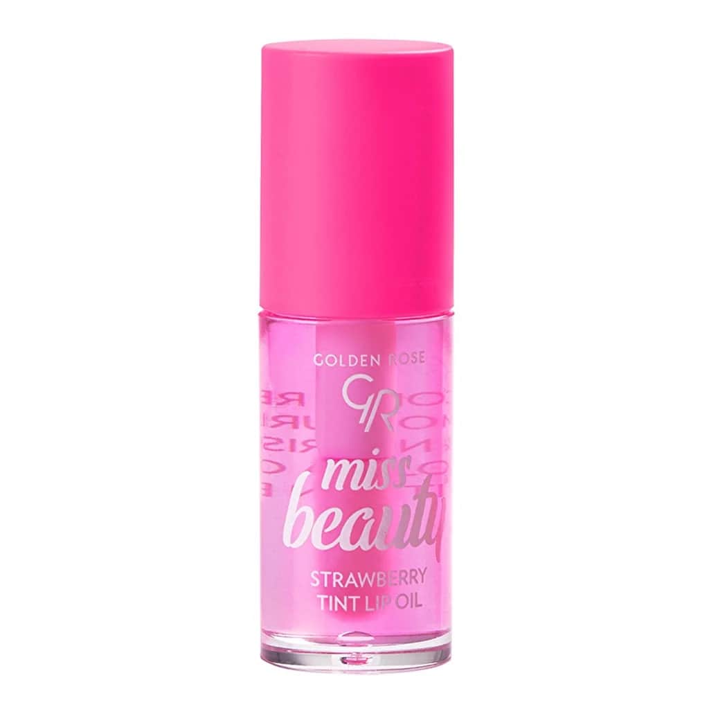 Golden Rose Miss Beauty Erdbeer-Tönung Lippenöl &amp; Gloss