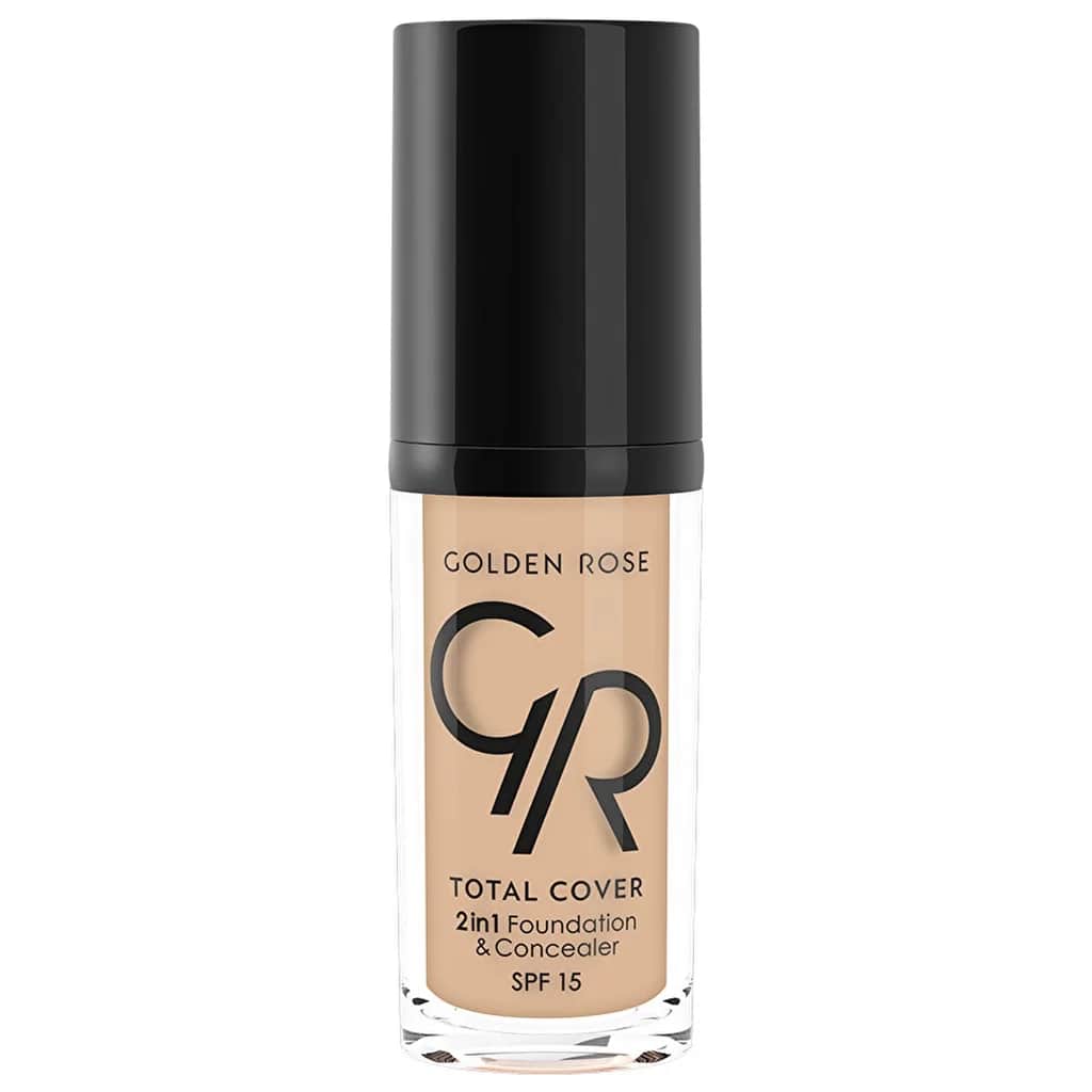 Golden Rose Total Cover 2in1 Foundation &amp; Concealer SPF15