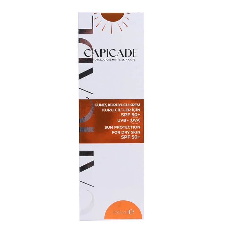 Capicade Sonnencreme SPF50+ für trockene Haut - 100ml