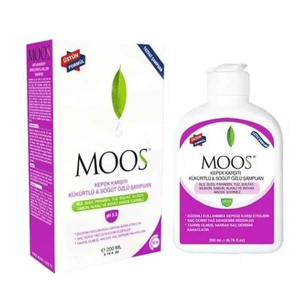 Moos Anti-Schuppen Shampoo mit Schwefel &amp; Weidenextrakt 200ml