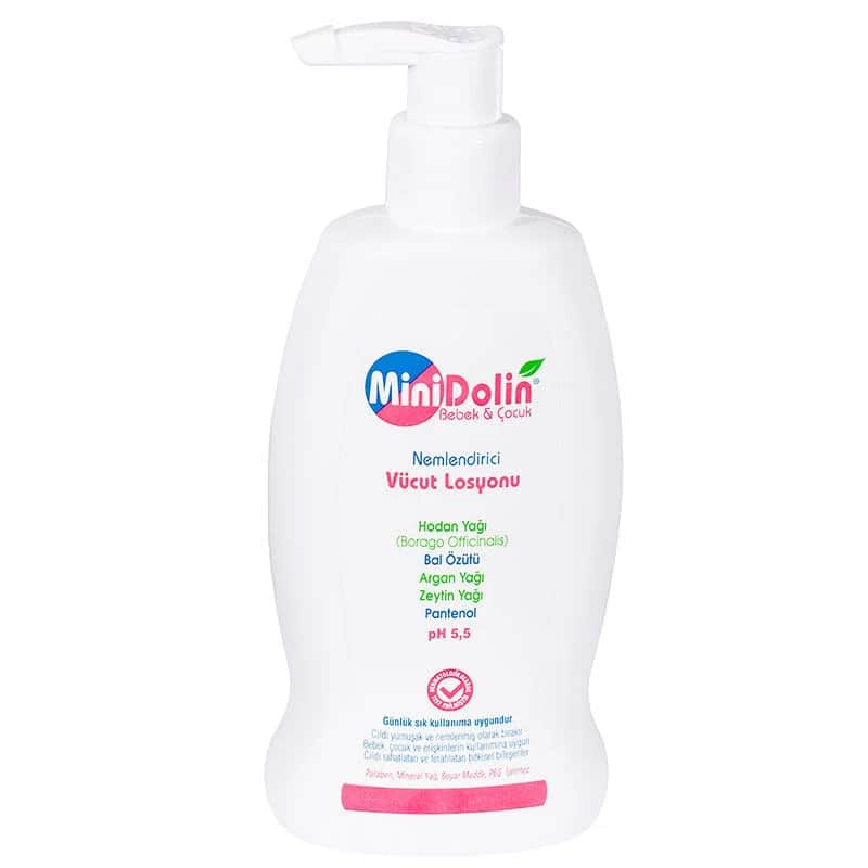 Minidolin Baby Kinder Feuchtigkeitskörperlotion 250ml