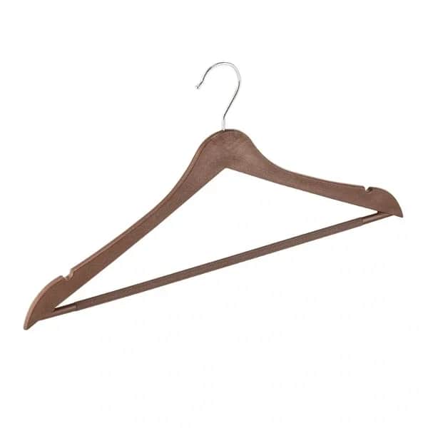 Bee Home Holzoptik Kleiderbügel Set - 3 Stück