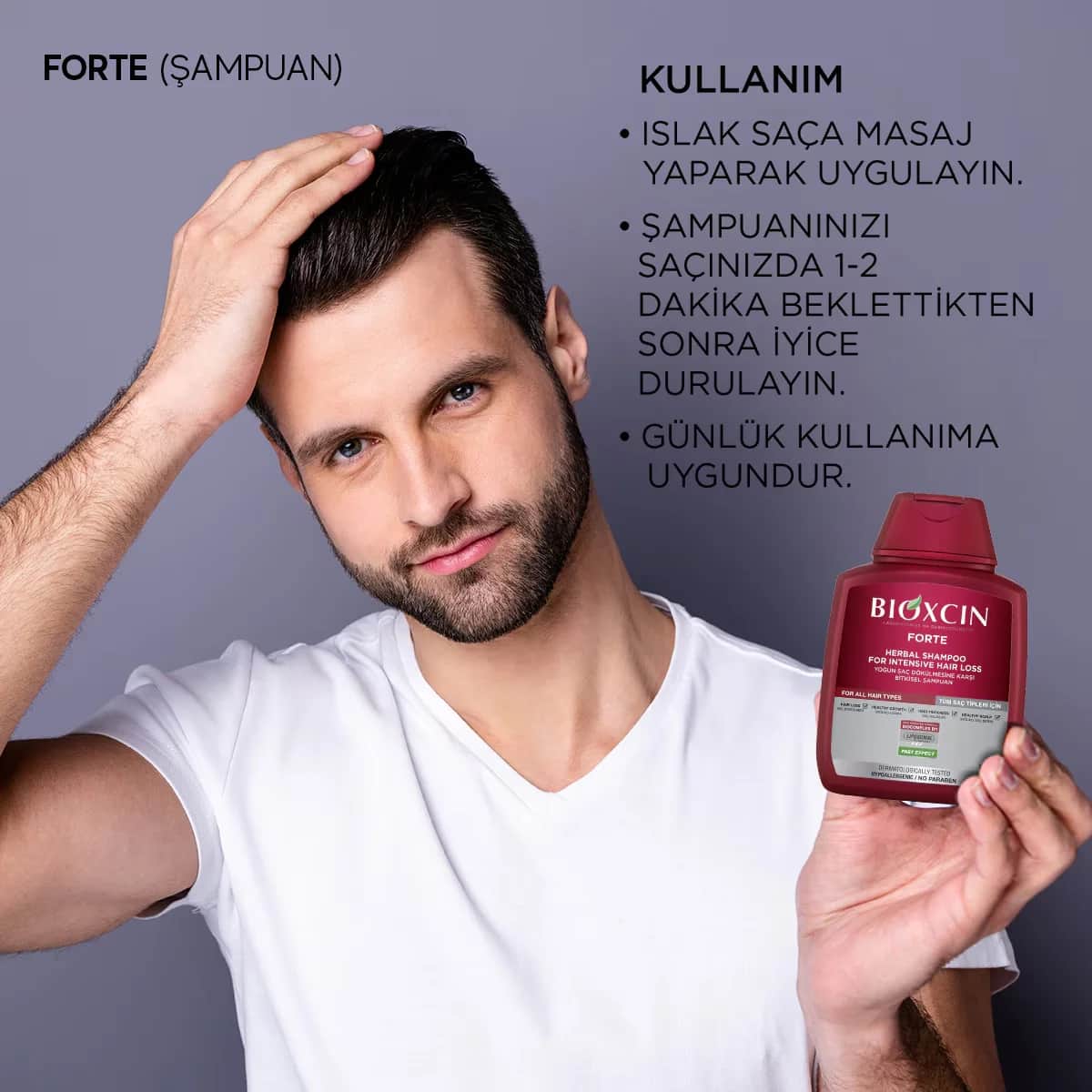 Bioxcin Forte Intensiv Shampoo gegen Haarausfall 300ml
