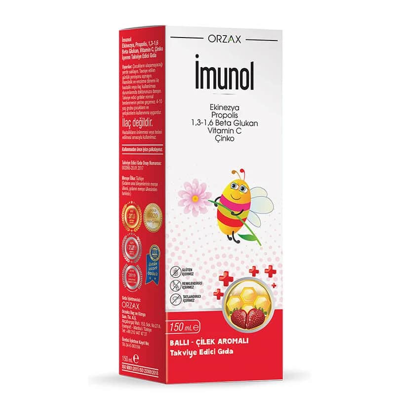Orzax Imunol Sirup 150ml - Natürliche Unterstützung des Immunsystems