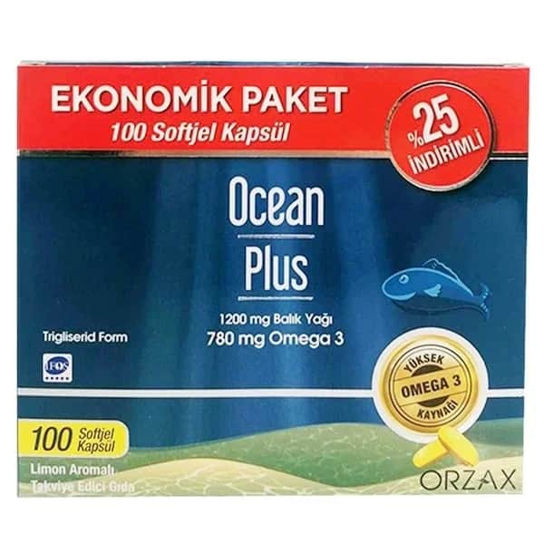 Orzax Ocean Plus Zitrone 100 Kapseln
