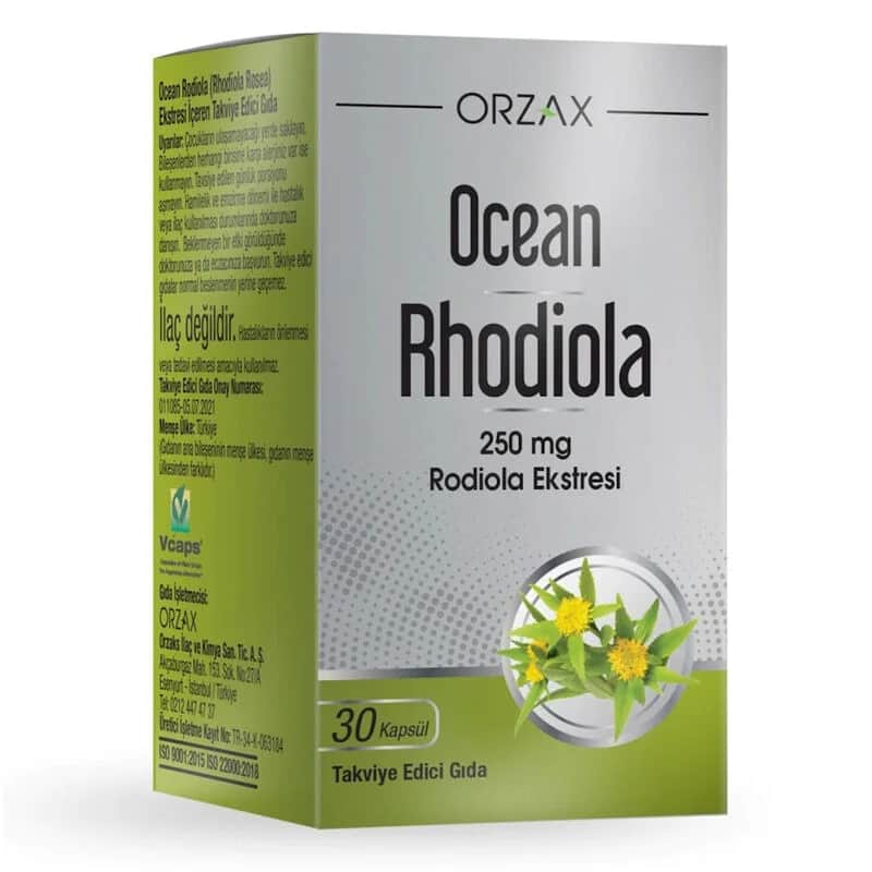 Orzax Ocean Rhodiola Kapseln 250mg