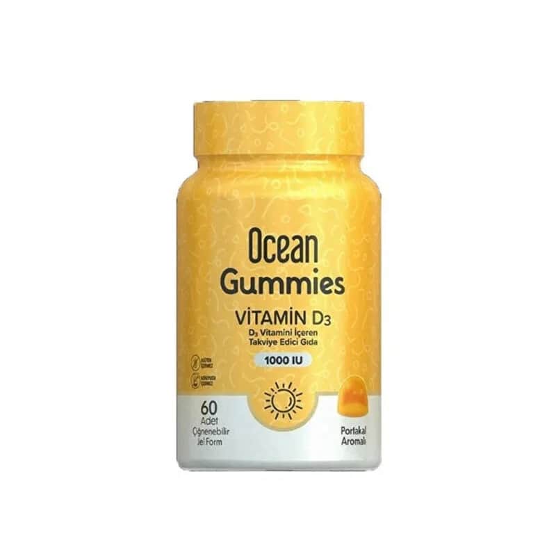 Orzax Ocean Gummies Vitamin D3 1000 IE
