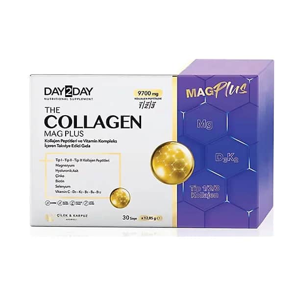 Day2Day Kollagen Mag Plus Nahrungsergänzung - 30 Sachets