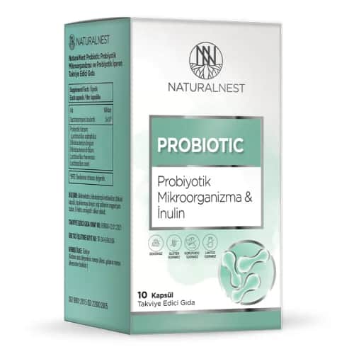 Naturalnest Probiotikum - 10 Verdauungsgesundheitskapseln