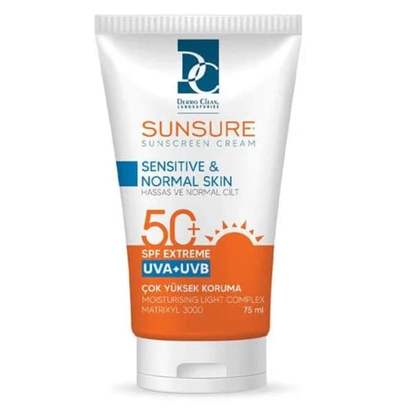 Dermo Clean Sunsure Sonnencreme SPF50+ für empfindliche Haut 75ml