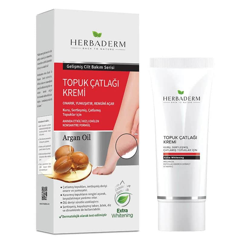 Herbaderm Fersenrisspflegecreme - Feuchtigkeitsspendend 60 ml